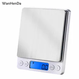 3000g/0.1g Electronic digital display scale Platform 500g/0.1g Jewelry gram s Precision LCD mini Kitchen Scale 210927