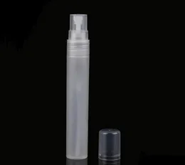 2022 Mini Travel Portable Transparent Parfymflaska 5 ml 8ml 10 ml Spray Tom Parfum Kosmetisk Plast med Atomizer