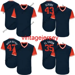 35 Abraham Almonte El Varon 41 Carlos Santana Slamtana 44 Nick Goody Goods 2018 Players Weekend Baseball Jerseys