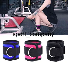Exercise Ankle Straps Gym Weight Lifting Fitness D Ring Cable Attachment training brace Strap