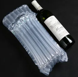 1000pcs DHL & SF EXPRESS 32*8cm Air Dunnage Bag Air Filled Protective Wine bottle Wrap Inflatable Cushion Column Bags with a free pump