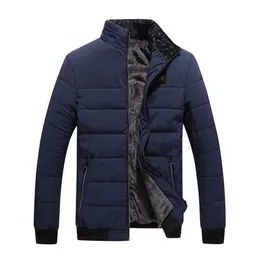 Premium Mens Winter Coat: Cashmere Blend Blouson Jacket