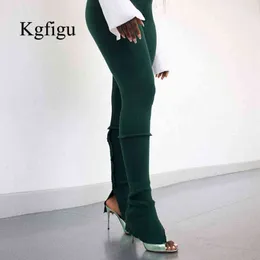 Kgfigu kvinnor leggings stretchy fitness byxor hög midja träning byxor slim gym sportkläder sweatpants spårkläder outfits y211115