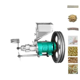 Liten puffed mat extruder majs puffing extrudering eller ris snack maskin mat extrudering utrustning