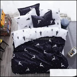 Bedding Sets Supplies Home Textiles & Garden Jeefttby Animal Elk Cartoons Bedclothes For Kids Adt Duvet Er Bed Sheet Pillowcase Twin Fl Quee