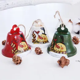 6 Styles Christmas Bells Christmas Decoration Creative Dolls Snowman Bell Pendants Xmas Tree Ornament JJB11097