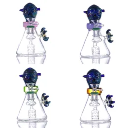 narghilè quattro colori Ghost Face Bongs Eye of the Angel Oil Rigs Cool Glass Water Tubo Bong DAB Rig in vendita 14mm Giunto