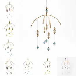 Wood Bead Wind Chime Mobiles Childrens Living Room Decorate Accessories Shop Photographic Props Bed Bell 15 5zl Y2