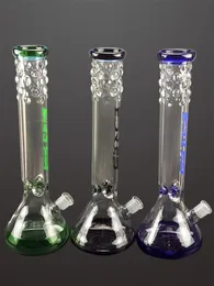 14 pollici GRACE Glass Narghilè Bong Acqua Pipa Ash Catcher Accessori per tabacco tre colori tra cui scegliere