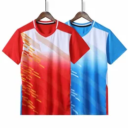 Koszulka męska i damska Koszulka z krótkim rękawem Badminton Kurtka Szybka Suszarka Running Fitness Trening Odzież