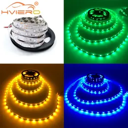 Strip LED 5M 2835 Non Waterproof RGB Light DC 12 V 300leds Elastyczne oświetlenie Holiday String Home Decoration Tasbon Tape Desk Lampa