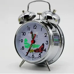 The latest table clocks, classic retro manual winder, mechanical gear, super large ringtone, metal horseshoe alarm clock