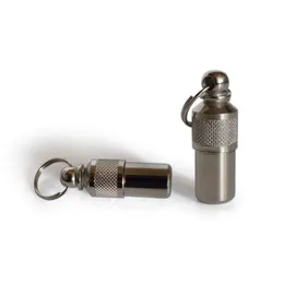 Neueste Mini-Metall-Trockenkräuter-Tabak-Raucher-Stash-Flasche Spice Miller Snuff Snorter Sniffer Case Tragbare Halskette Schlüsselanhänger-Halter Hohe Qualität DHL-frei