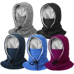 Ciclismo Caps Máscaras Cap Ski Inverno À Prova de Inverno Esportes Ao Ar Livre Beber Frio Capuz Máscara Máscara De Pelúcia Chapéu Quente Bicicleta Bicicleta Preto Vermelho