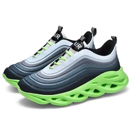 2021 Fashion Womens Mens Running Shoes Código: 99-2106 Laranja Negro Branco Branco Azul Verde Sports Trainers Sneakers Grande Tamanho EUR 46