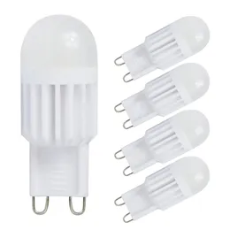 G9 LED-glödlampa Dimble Bi-Pin Base 3W Warm White 3000K 6500K för ljuskrona Hembelysning 220V 110V Energibesparing