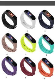 Silikonowy nadgarstek dla Xiaomi MI Band 3 4 Sport Nadgarstek Kobiety Mężczyźni Smart Zegarki Wymiana Bransoletka Accessorie