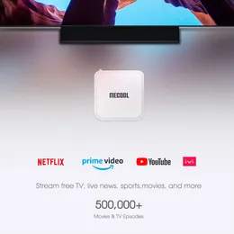 Mecool KM2 안드로이드 10.0 TV 박스 Netflix Google 인증 ATV Amlogic S905X2 2GB DDR4 2.4G 5G 이중 WiFi HDR 10