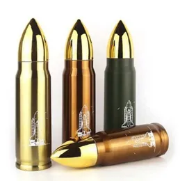 50 adet 500 ml Paslanmaz Çelik Bullet Şişesi Su Şişesi İçme Kupası Termos Bardaklar Çift Duvar Çay Kahve Kupa Seyahat Tumblers