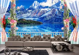 3d wallpapers roll for walls landscape Photo Mural Wallpaper Living Room Bedroom Sofa Background Wall Covering