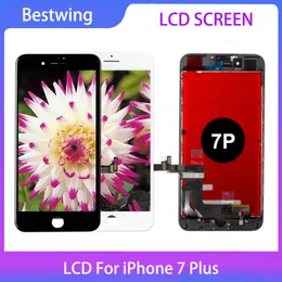 Hög ljusstyrka A för iPhone 7 Plus LCD -skärm Pekskärm Digitizer Assembly Gratis DHL