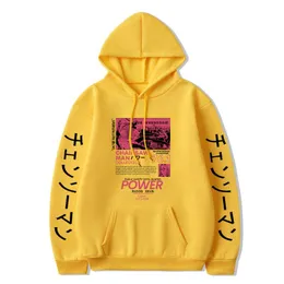 Erkek Hoodies Sweatshirts Japonya Anime Testere Adam Power Sweatshirt Manga Denji Külotu Büyük Boy Hoodie Çocuk Erkek Giysileri