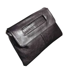 Women's Pu Leather Crossbody Bags Msenger Bag Large Ladi Oversized Envelope Clutch Bag Purse
