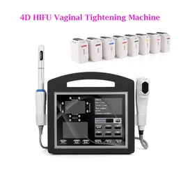 2 i 1 4D HIFU vaginal åtdragning Anti Aging Wrinkle Removal Therapy Beauty Machine för salong och hem