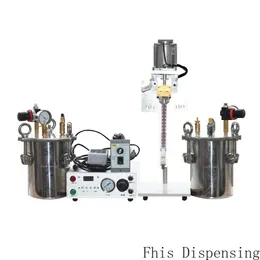 Máquina distribuidora automática de máquina de irrigação líquida dupla AB com válvula distribuidora de precisão