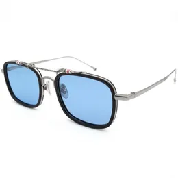 Fashion BS816 Men Women Square Polarized Sunglasses UV400 Plank Titanium fulrim Goggles 55-24-145 for Prescription fullset case