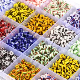 Contas de argila para fabricação de joias – contas de argila de polímero  plana de 6 mm com contas do alfabeto e mais – Kit de fabricação de  pulseiras com tudo incluído