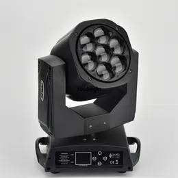 8 Parça Hareketli LED Zoom Yıkama 7x15 W 4in1 Mini Arı Gözü Lyre LED Hareketli Kafa RGBW Işık