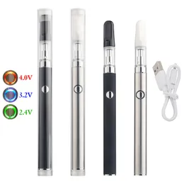 Max Preheat Vape Pen Starter kit 350mAh Bottom Charger Battery .5ml 1ml Ceramic Coil Cartridge Empty Vaporizer e cigarette électronique For thick oil