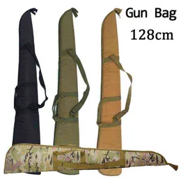 128 cm Nylon Bag Torba Taktyczna Tactical Bag wojskowy Sniper Rifle Gun Case Airsoft Holster Hunting Strzelanie Pasek na ramię Plecak do pistoletu Y1227