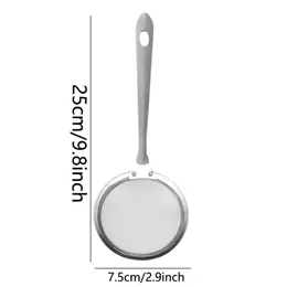 Stainless Steel Oils Scoop Fried Food Fishing Oil Strainer Multifunction Oil-Frying Salad Bbq Filter Colander Kitchen Tools BH5403 TYJ