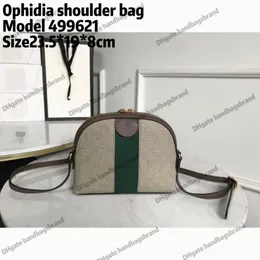 Bolsas femininas de grife de luxo 2021 itália bolsa Ophidia Shell 499621-Double G bolsas femininas moda vintage bolsas de ombro de alta qualidade bolsa crossbody clássica entrega gratuita