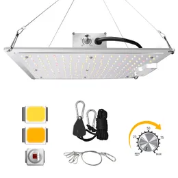 100W Dimmable LED Grow Lights with Samsung LM301B Diodes Full Spectrum Light 3x3ft Coverage for Greenhouse Hydroponic Indoor Plan3239995