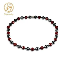 Zhijia Fashion Short Link Chain Natural Magnet Gullstone Beads Beads Sent