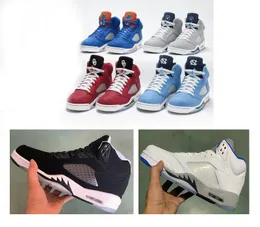 High Quality 5 UNCs PE men Basketball Shoes Oklahoma 5s Florida Gators University Blue White Red Orange Outdoor Trainers Sneakers With Box us 7-13