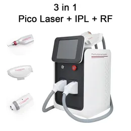 Professionele 3in1 IPL Laser Hair Removal Machine Portable Opt Q Switched ND YAG Tattoo Remover