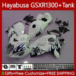 Hayabusa para suzuki gsxr 1300cc gsxr-1300 1300 cc azul chamas 02 03 04 05 06 07 corpo 74No.278 GSX-R1300 GSX R1300 96-07 GSXR1300 96 1996 1997 1998 1999 2000 Fairings