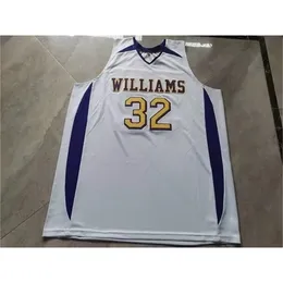 2324rare Basketball Jersey Men Youth women Vintage #32 Duncan Robinson Division III Williams College Size S-5XL custom any name or number