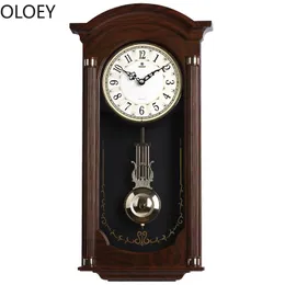 Relógios de parede criativo relógio grande relógio retrô chique chique na sala de estar decoração de casa pêndulo swing househhouse