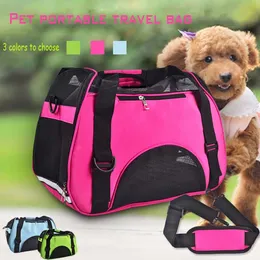 Foldable Dog Bags Carrier For Small Breathable Outdoor Puppy Portable Travel Pet Medium Cats