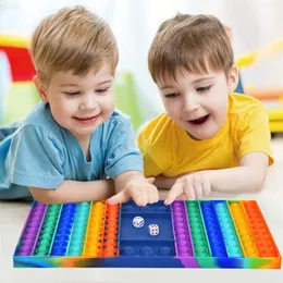 UPS Statek 32cm Mega Duży Gigant Fidget Bubbles Board Toys Chessboard Shapes Push Bubble Finger Fun Puzzle Tiktok Jigsaw Stress Relief