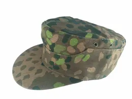 Niemiecki elite DOT44 CAMO Field Cap Wojskowy sklep World Hats Outdoor Hats