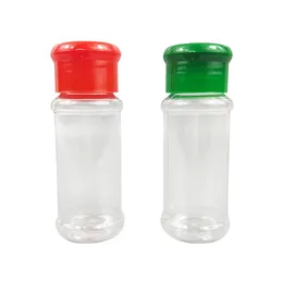 Plastic Spice Salt Pepper Shakers Seasoning Jar Can Barbecue BBQ Condiment Vinegar Bottle Kitchen DH8475