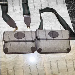 Lyxdesigners Chest Pack Äkta läder Marmont Midjeväskor Bumbag Bag Fanny Packs Löpbälte Joggingpåse Ryggväska Mode Riktig koskinnshandväska