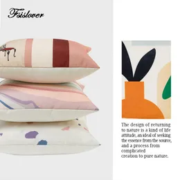 Cushion/Decorative Pillow FSISLOVER 2021 Modern Style Cushion Cover Waist Pillowcase High Quality Nordic Home Decorative Cases Decoracion Ho