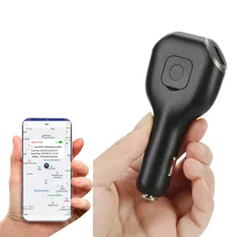 Dual USB-portar Billaddare med GPS-locator Realtidsövervakning av vägförhållanden DC5V 4.8A BC1.2 Snabb laddning USB-enhet för telefon / bärbar dator / fläkt